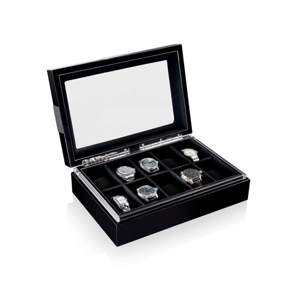 Kellolaatikko Executive 10 - Musta/Musta