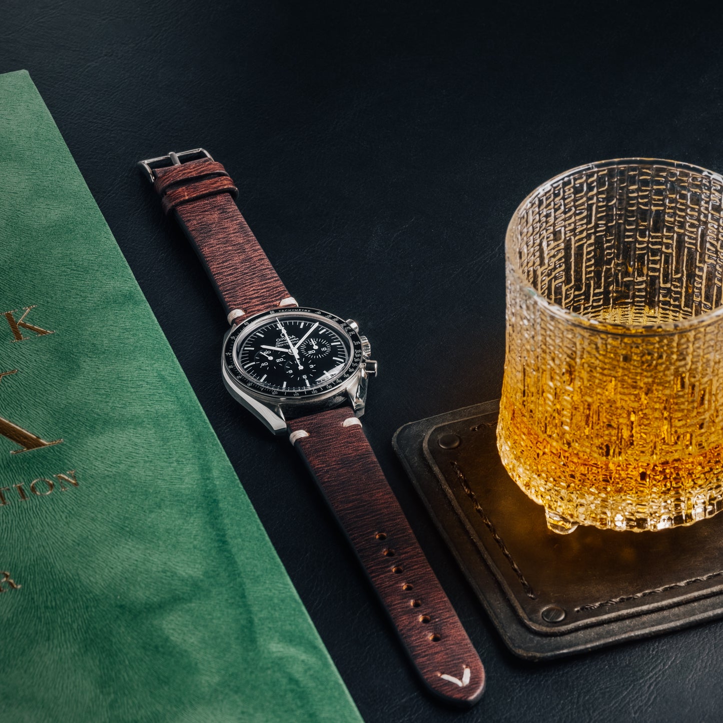 Vintage Rugged Nahkaranneke