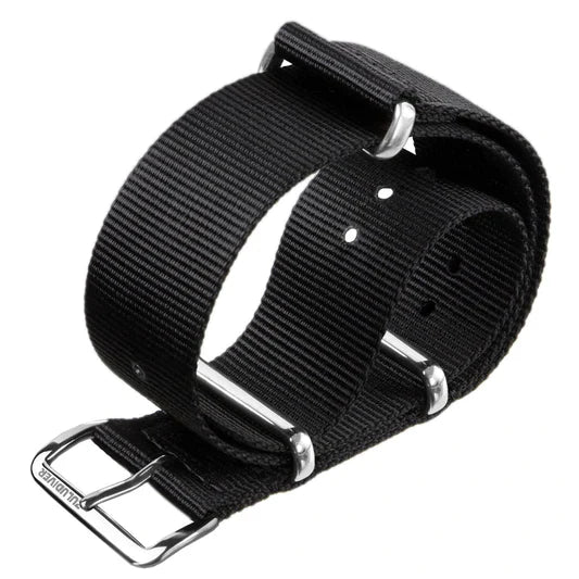 Zuludiver 141 Nylon Nato - 20mm / Musta