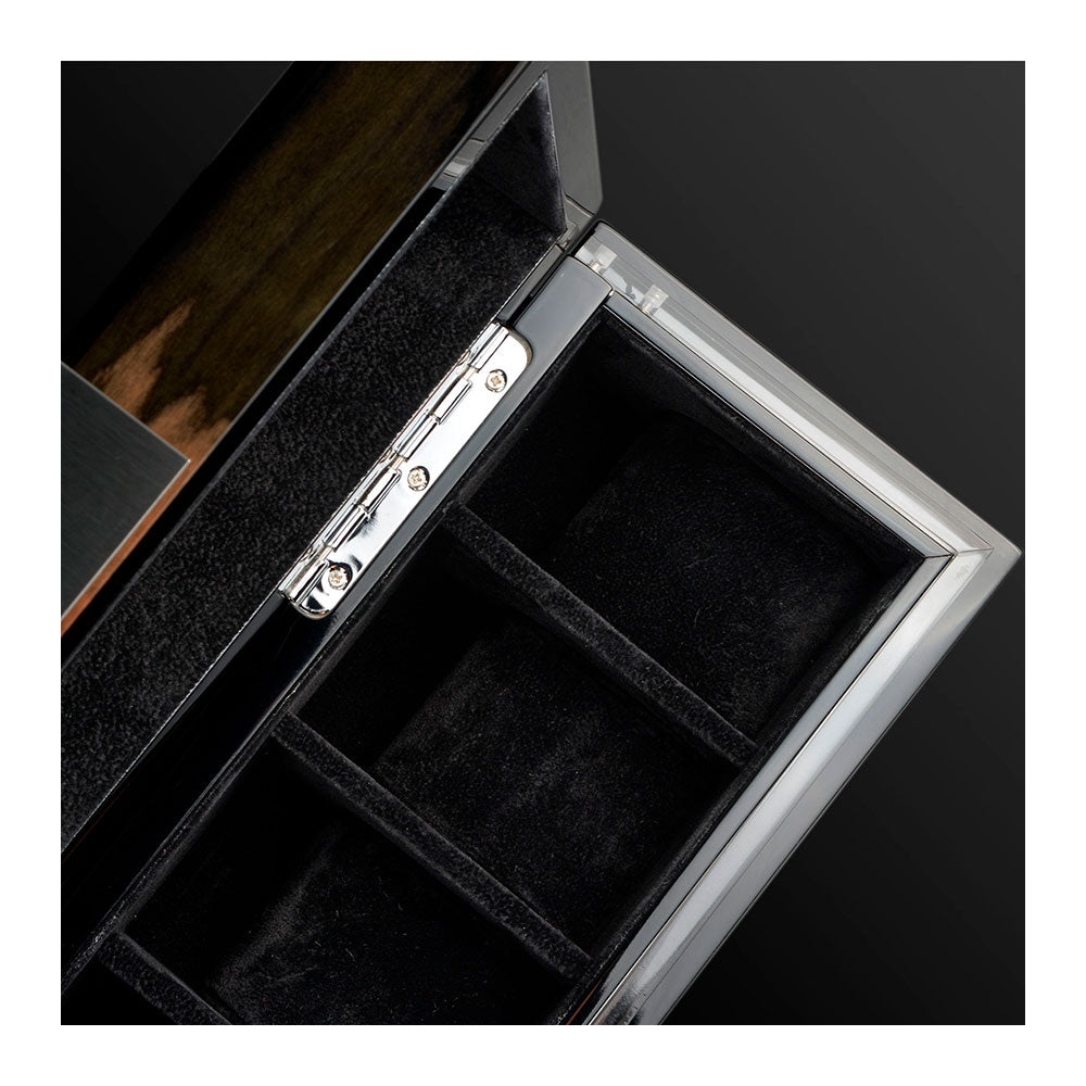 Kellolaatikko Executive 5 - Makassar/Musta