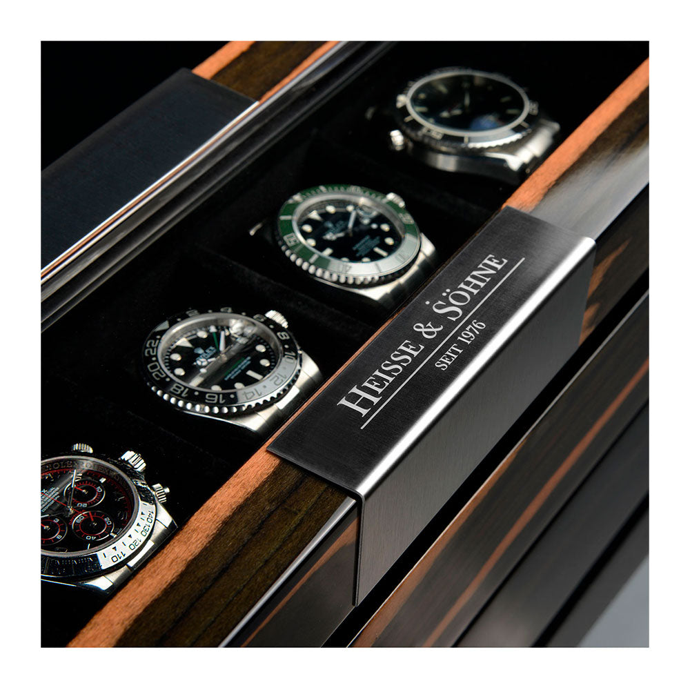 Kellolaatikko Executive 5 - Makassar/Musta