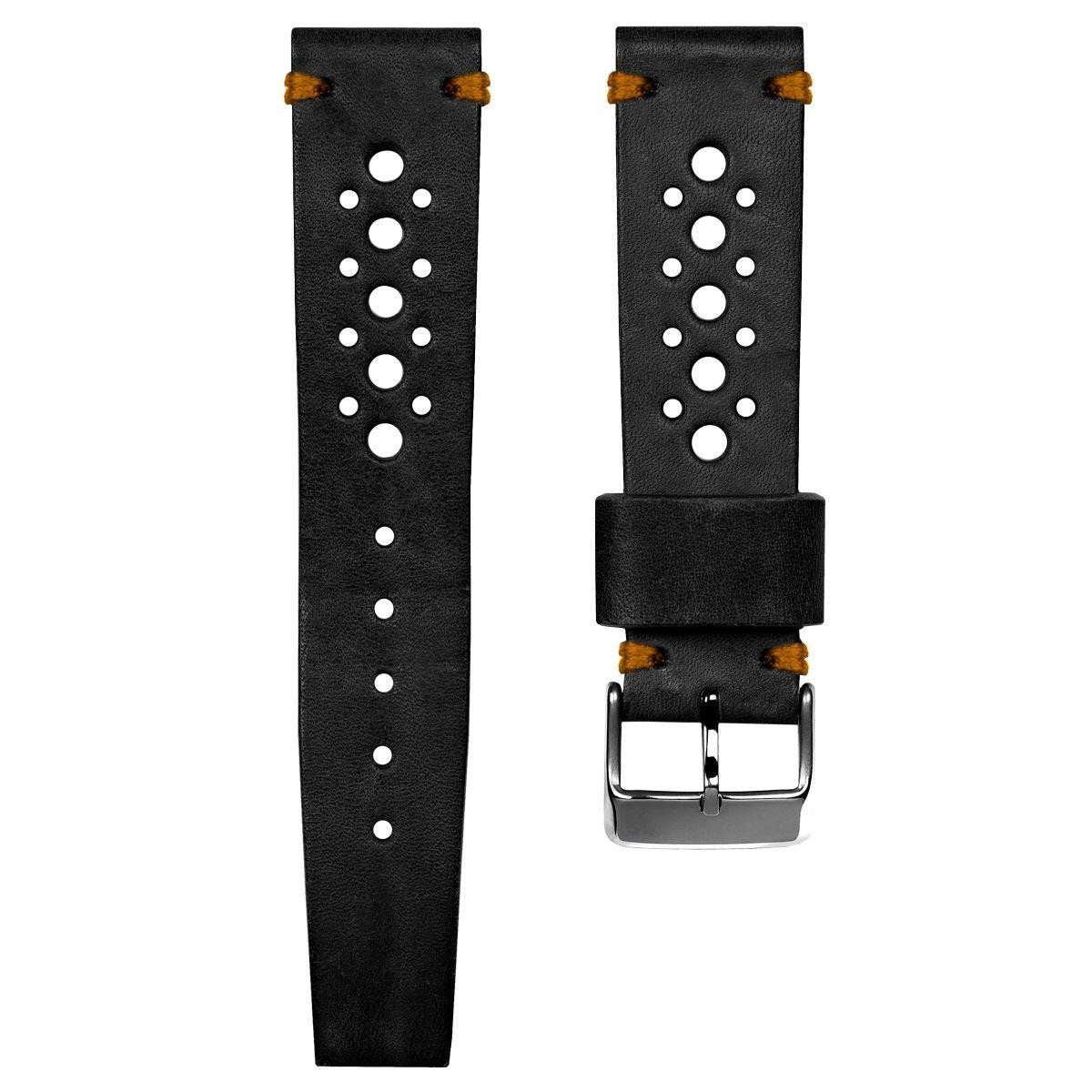 Vintage Racing Musta / Oranssi - 22mm