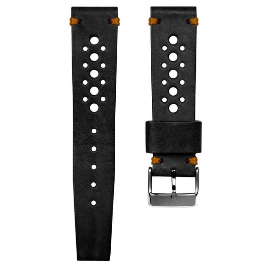 Vintage Racing Musta / Oranssi - 22mm