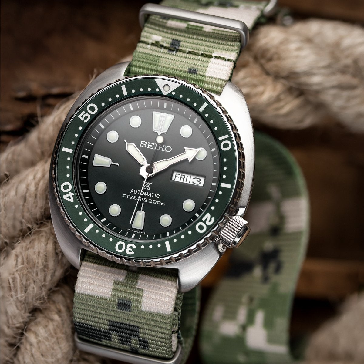ZULUDIVER Camouflage NATO Watch Strap