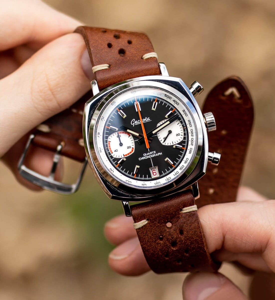 Racing Chronograph - Musta/Valkoinen