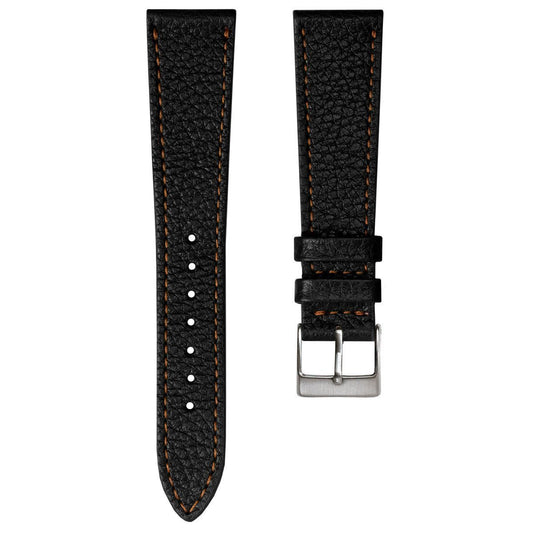 Soft Top Grain / Musta